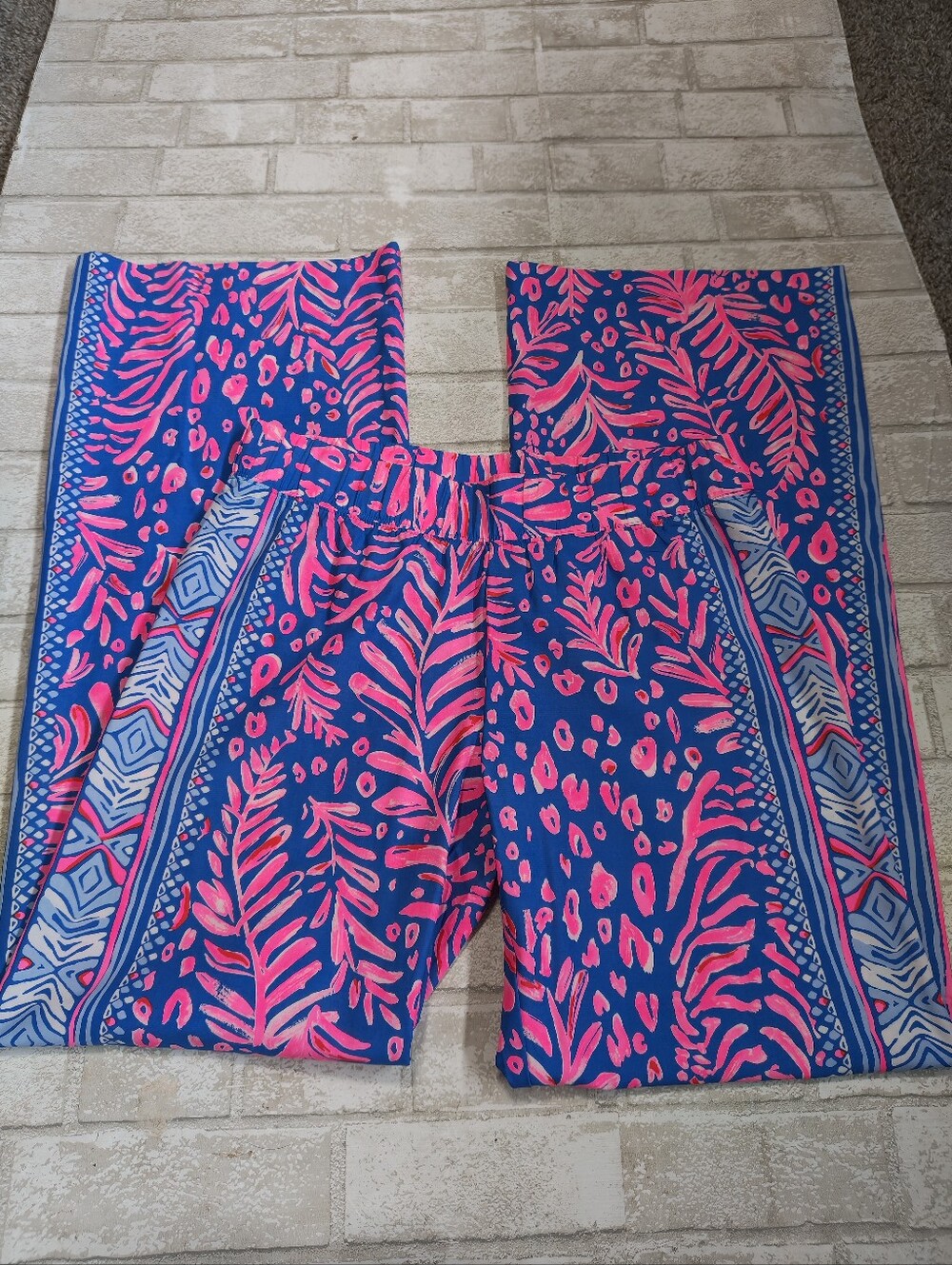 Lilly Pulitzer Bal Harbour Mid Rise Palazzo Pants - Picture 6 of 11